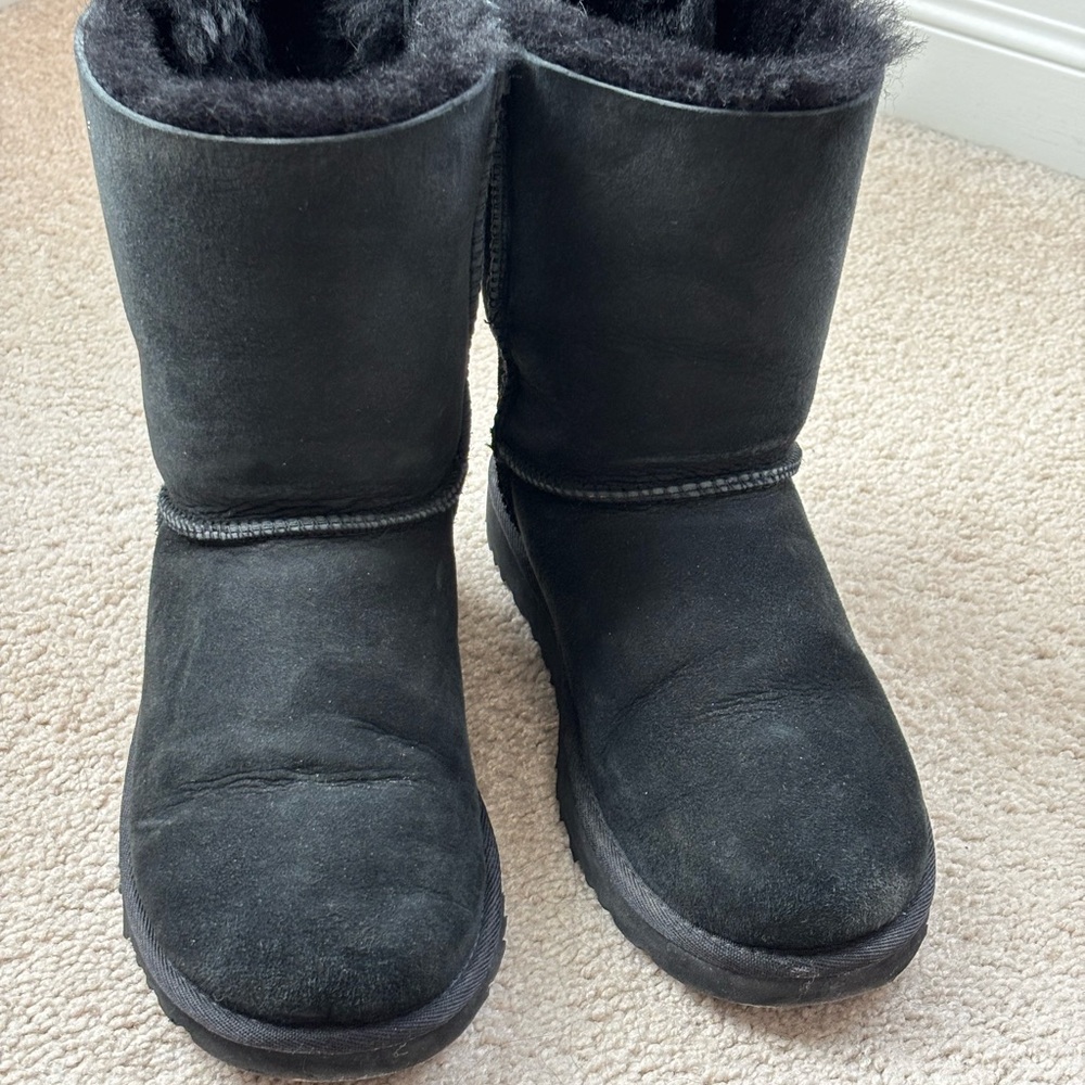 UGG Women’s Black Bailey Bow Winter Boots